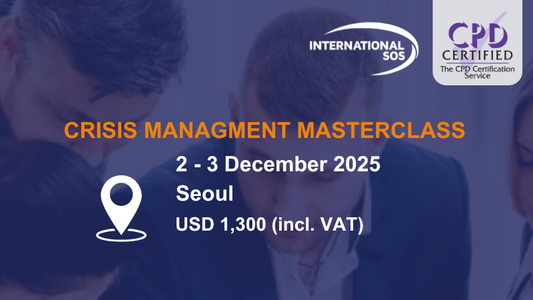 Crisis Management Masterclass – Korea - Dec