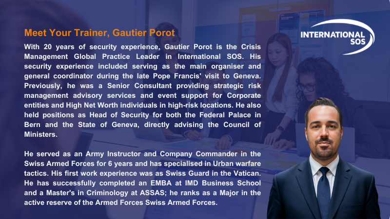 Crisis Management Masterclass - Singapore