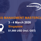 Crisis Management Masterclass - Singapore